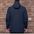 thumbnail image 7 of Vxararl Waterproof Jackets for Men Lightweight, Breathable, Rain Shell Coat Outdoor Windbreaker,travel Rain Jacket Hood Jackets with Zipper Pockets Windbreaker Jackets for Men Dark Blue L, 7 of 7