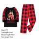 thumbnail image 4 of Conjuntos de pijamas familiares a juego TIMIFIS Pijamas navideños con camiseta de manga larga con ciervo y pantalones a cuadros Ropa de estar por casa para, 4 of 5