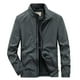 thumbnail image 1 of Chaqueta elástica informal con cuello levantado para hombre, chaleco superior resistente al viento y al aire libre Pompotops  oipoqjl37544, 1 of 6