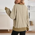 thumbnail image 5 of Wensltd Womens Long Sleeve Shirts Fall Outfits Casual Tunic Pullover Tops Crewneck Clothes, 5 of 5