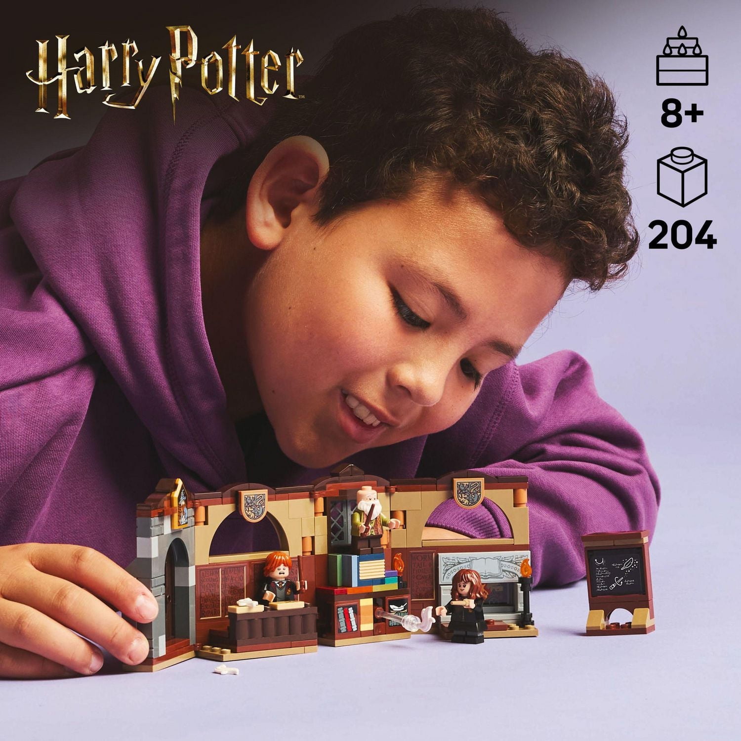 LEGO Harry Potter Hogwarts Castle: Charms Class Building Toy - Wizard Kids Toy for Boys and Girls, Fans of Harry Potter, Ages 8+ - Gift Idea for Birthdays - 76442, Includes 204 Pieces, Ages 8+