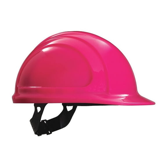 Hard Hat, North Zone, Polyethylene, 4 Point Pinlock, Type 1, Class E, Hot Pink