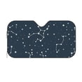 thumbnail image 2 of ZNDUO Car Windshield Sun Shade, Blue Space Constellation Stars Pattern Windshield Sun Shade UV Rays and Heat Sun Visor Protector Foldable Windshield Sun Shade, Small Size, 2 of 8