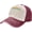 B184, variant on Rainbow Heart Print LGBT Distressed Baseabll Cap Cotton Dad Hat Adjustable Ripped Ball Caps for Women Men,Dark Red