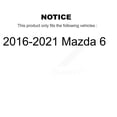 thumbnail image 2 of CMX Rear Ceramic Disc Brake Pads CMX-D1874 for Car 2016-2021 Mazda 6, 2 of 9