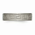 thumbnail image 3 of Titanium Greek Key 6mm Satin & Polished Band Size: 7; for Adults and Teens; for Women and Men, 3 of 6