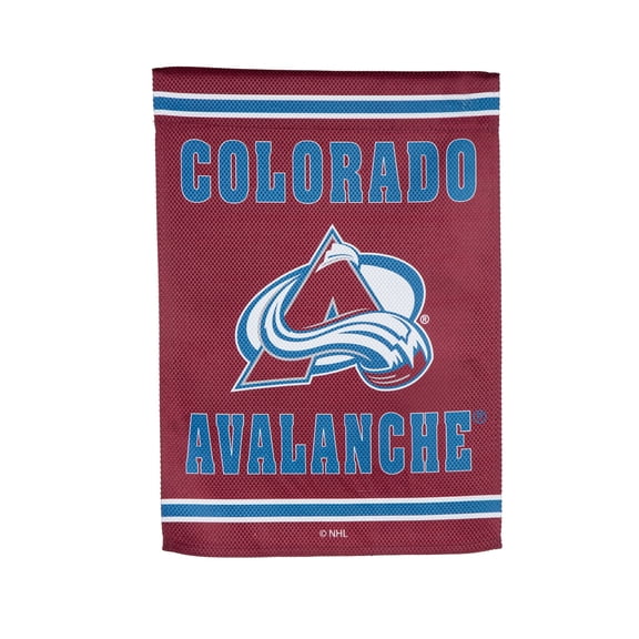 Colorado Avalanche 12.5" x 18" Double-Sided Embossed Suede Garden Flag