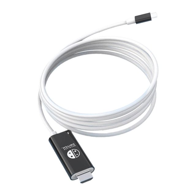 Gaming Console to TV Projector Cable, High-Definition Display Connector, Enhanced Picture Quality, Compatible with Switch Gaming Systems