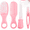 Pink, variant on SUGARDAY 10 in 1 Baby Healthcare and Grooming Kit for Girl Boy Care Kit Toddlers Nail Clippers (Blue)