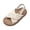 a-35White12, variant on Little Girls Adjustable Strap Pom Pom Trim Crisscross Open Toe Sandals Textured Cushioned Sole Summer Daily Kids Sandals Trendy Shoes 1.5-2 Years