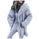 thumbnail image 2 of Puntoco moda mujer cálido abrigo de imitación cárdigan invierno sólido manga larga prendas de vestir exteriores Puntoco Puntoco-3414, 2 of 8