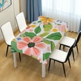 thumbnail image 4 of Yayeee Tablecloths 60" x 90" Rectangle Wrinkle Resistant Party Table Cover, Retro Pink Floral, 4 of 8
