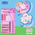 thumbnail image 4 of Set de arte de Peppa Pig Kids con estuche de viaje, kit para dibujar y colorear, 4 of 6