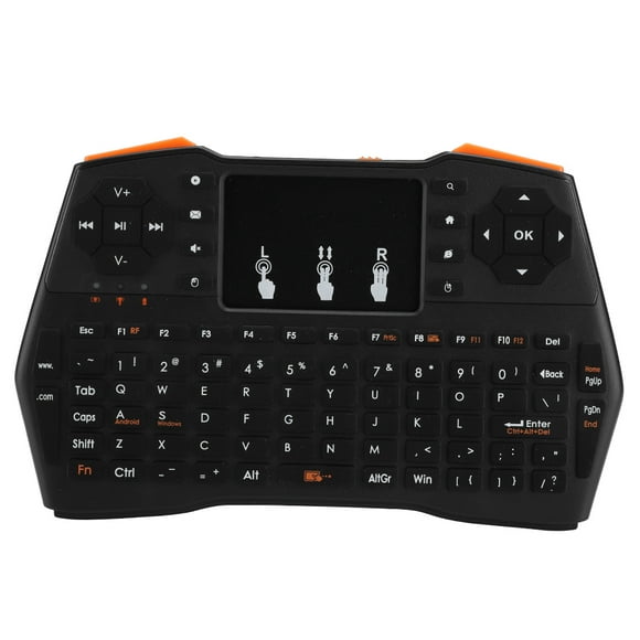 Mini Keyboard Wireless Keyboard Wireless Touchpad Keyboard I8plus 2.4G Mini Wireless QWERTY Keyboard Multi Point Touchpad 3 DPI Handheld Keypad