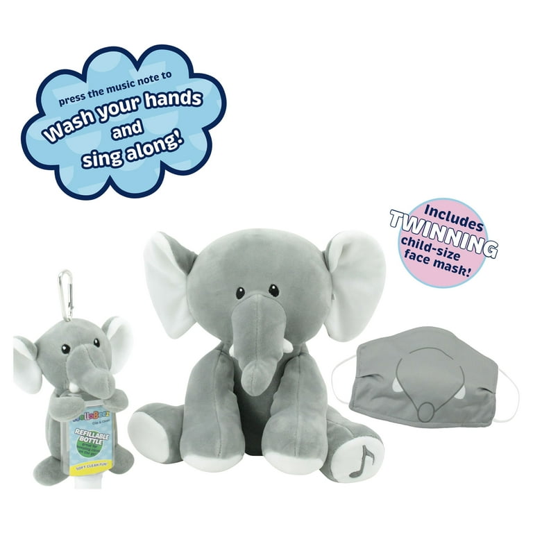 Keeleco 35cm Wild Elephant Stuffed Animal Kids/Children Soft Plush
