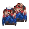 thumbnail image 6 of Sigee Mario Av for Men's Pullover Hoodie Sweatshirts Adult Casual Long Sleeve Sweatshirts ,Sizes S-4XL,4X-Large, 6 of 6
