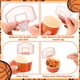 thumbnail image 4 of Vasos Sunnyray para aperitivos con forma de aro de baloncesto, 24 juegos con tarjetas, 250 ml, 4 of 6