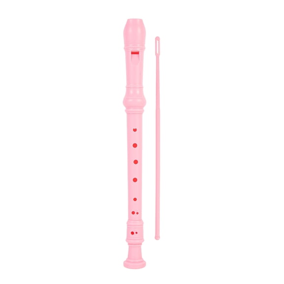 LOLIPPYY 8-Hole Plastic Soprano Recorder Musical Instrument Set for Kids Beginners Music Learning and Playing
