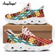 thumbnail image 1 of Noisydesigns - Zapatillas deportivas transpirables de malla de aire para hombre, talla 48, con estampados geométricos africanos, ligeras e informales para verano, 1 of 6
