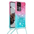 thumbnail image 2 of Funda para Xiaomi 12T/12T Pro 5G Brillantina Líquida Divertida Reluciente y con Cristales en Movimiento Cuerpo Cruzado con Cordón Ajustable, 2 of 5