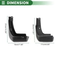 thumbnail image 3 of Guardabarros de barro únicos para Honda Fit Pro 2020 2021 con accesorios de montaje, 3 of 6