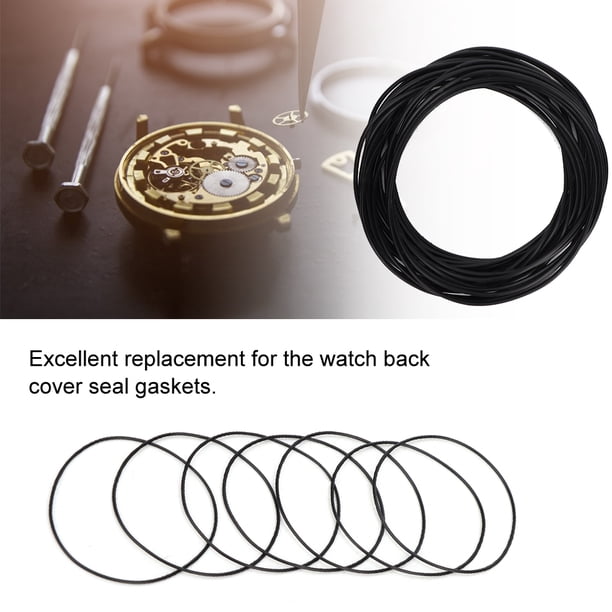 El Sello Sella La Tapa Posterior Del Reloj Rotekt 200 pcs Junta TóRica Sello De Goma Impermeable La Tapa Trasera Sella El Reloj Herramienta De Reparación Accesorios ANGGREK Otros