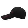 thumbnail image 4 of Polo Style Baseball Cap Dad Hat Adjustable Washed Cotton Mens Womens Unstructured Low Profile Dad Hat (Red), 4 of 7