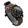 thumbnail image 5 of Reloj de supervivencia al aire libre 8 en 1 Pulsera impermeable luminosa multifuncional para acampar-Rojo negro- Bolígrafo Bolígrafo Bolígrafo de papelería, 5 of 5