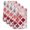 Red, variant on Red Morocco Kitchen Towels Set of 4, Rustic Country Smear Street Mottled Art Absorbent Dish Towels for Kitchen, Microfiber Hand Towel, Quick Drying Tea Towel for Cleaning Decorative Dishcloths