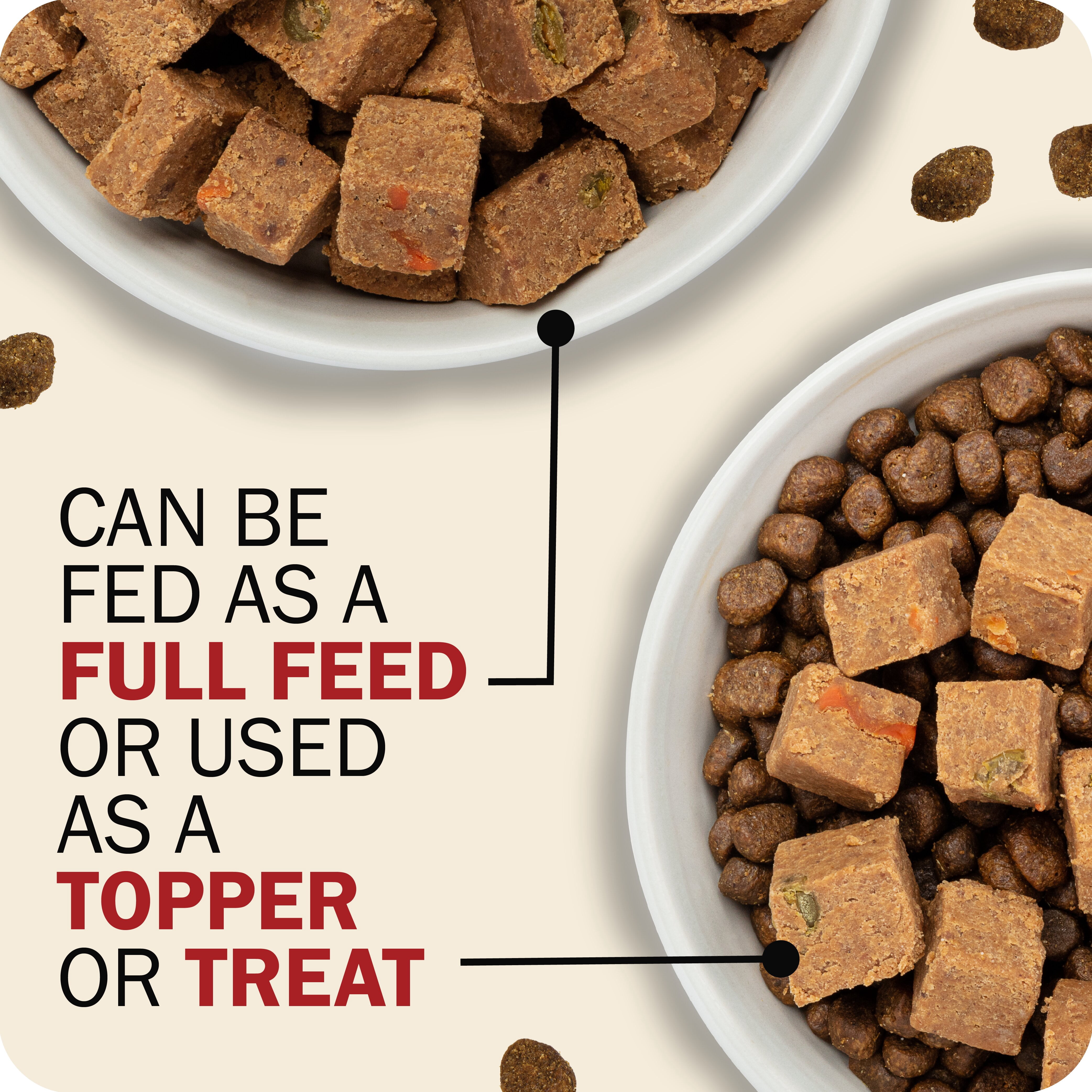 Redbarn Premium Rolled Dog Food, Semi-Moist, Beef Recipe, 4 lb. (8 Count)