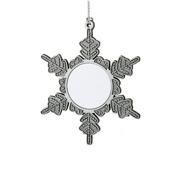 Nmdmisc Personalized Christmas Ornaments,Snowflake Hanging Christmas Ornaments for Xmas Tree Decor,Holiday Parties,Xmas Ornaments for Family,Friends,Couples