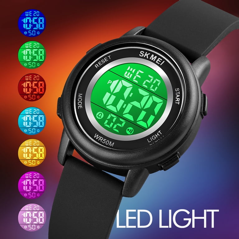 SKMEI Kids Digital Sport Watch, Black photo 2