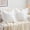 Off White, variant on 2 Pack Sage Green White Plaid Ruffle Euro Shams Pillow Covers 26x26 inches, 100% Cotton Gingham Checkered Farmhouse Pillowcases for Bed/Sofa (26x26 inches, Sage Green/White Plaid)