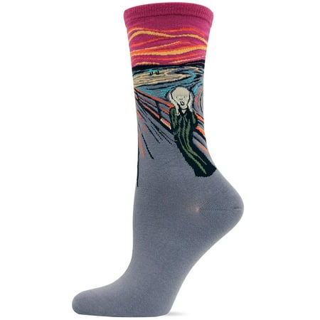 

Hot Sox Womens Collection The Scream Trouser Sock Women s Shoe Size 4-10.5