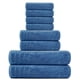 thumbnail image 5 of Juego de toallas Tens Towels, 8 piezas, 100% algodón (azul), 5 of 7