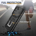 thumbnail image 3 of for Samsung Galaxy Z Fold 5 Case with Slide Camera Cover & Screen Protector,  Phone Case Built-in 360° Rotate Ring Stand Heavy Protective for Samsung Z Fold 5 5G Case Accessories Black, 3 of 7