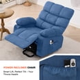 thumbnail image 6 of JONPONY Power Lift Recliner Chair for Elderly with Heat and Massage, USB Charge Port and Side Pocket, for Living Room, Blue, 6 of 11