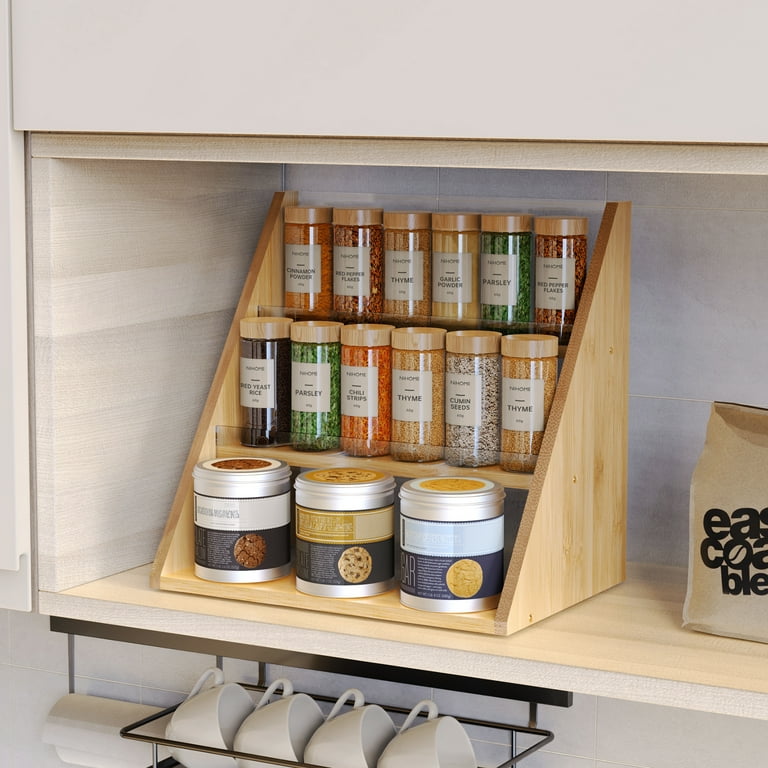 NiHome 3-Tier Multi-Purpose Spice Rack for Spice Jars, Cosmetics