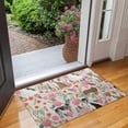 thumbnail image 2 of Chihuahua and Flower Florals Door Rugs,Washable Non Slip Door Mats Indoor,Decorative Door Mats,Entry Mat Indoor for Entrance,Bedroom,Kitchen,Bathroom,17"x30", 2 of 6