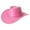 Pink, variant on iiniim Felt Cowboy Hat American Western Wide Brim Sun Hat Outdoor Riding Drawstring Hat Champagne One Size