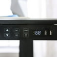 thumbnail image 6 of Furniture of America Seantay Metal Adjustable Long Desk with USB in Black, 6 of 8