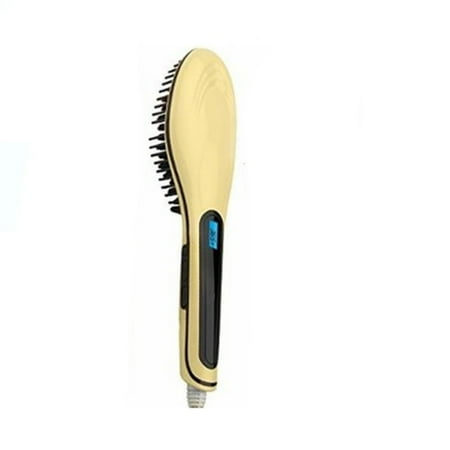 Z-Comfort Turbo Hair Straightener Brush with Negative Ion Plates