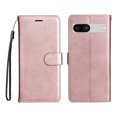thumbnail image 2 of for Google Pixel 7a 6.1 inch Wallet Case, with Credit Card Holder and Wrist Strap, RFID Blocking PU Leather Flip Magnetic Cell Phone Cover Case for Google Pixel 7a, Rosegold, 2 of 8