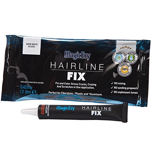 MagicEzy Hairline Fix - Fiberglass Repair for Boats Jet Skis (Oyster White)
