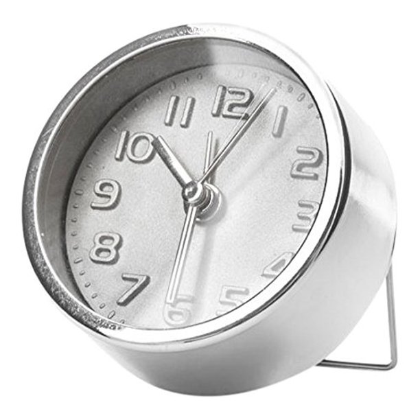 Kikkerland AC11S Silver Alarm Clock