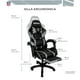 thumbnail image 5 of Silla GAMER NFL Las Vegas Raiders 100% ORIGINAL RECLINABLE CON REPÒSAPIES, 5 of 8