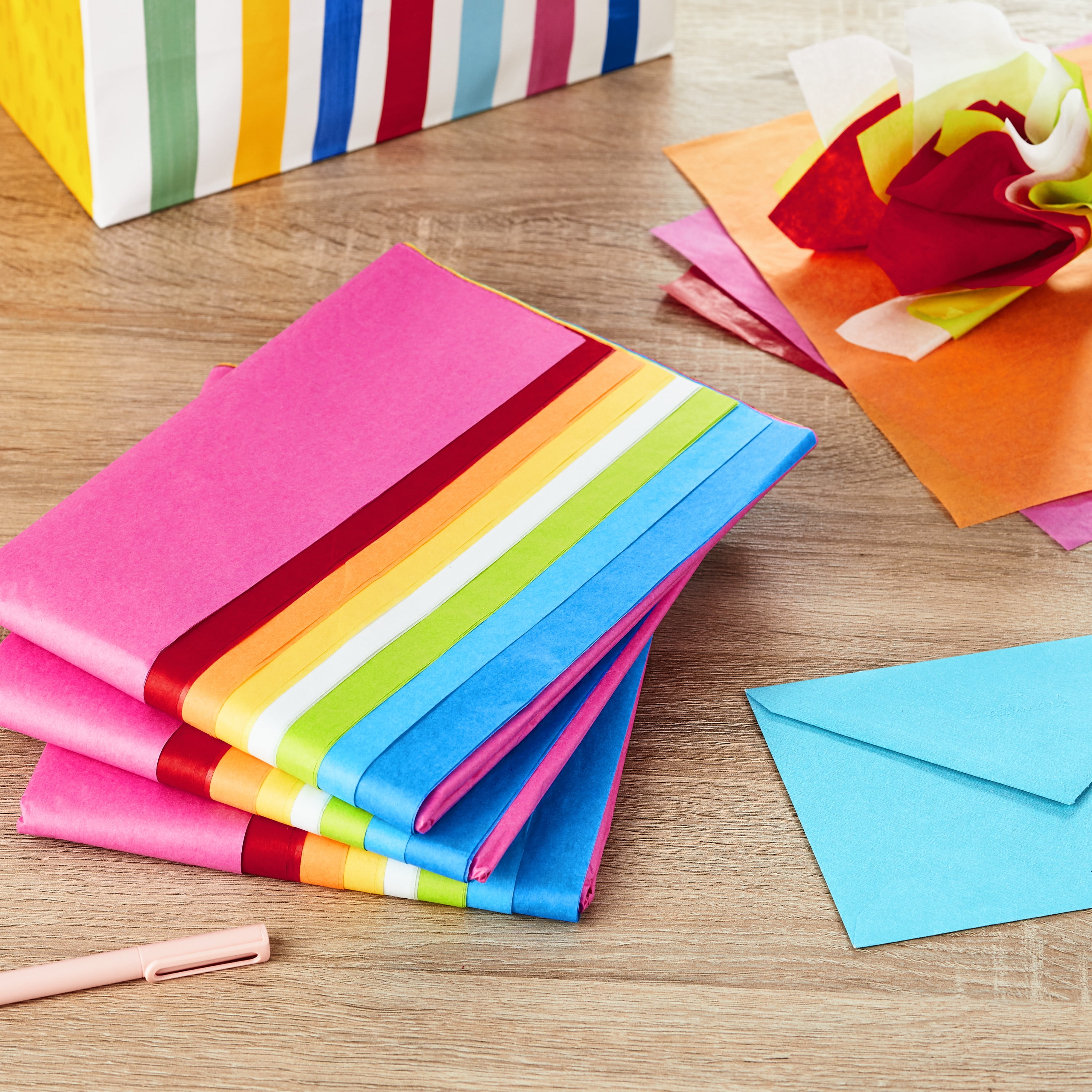 Assorted Pastel Colors Bulk Tissue Paper, 120 sheets - Tissue - Hallmark
