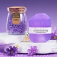 thumbnail image 7 of Gifts for Mom,Women,Wife, Girlfriend, Sister, Friends, Her -Mothers Day Gifts ,Unique Birthday, Christmas, Valentine's Day - Initial Lavender Spa Gift Basket Set (purple), 7 of 7