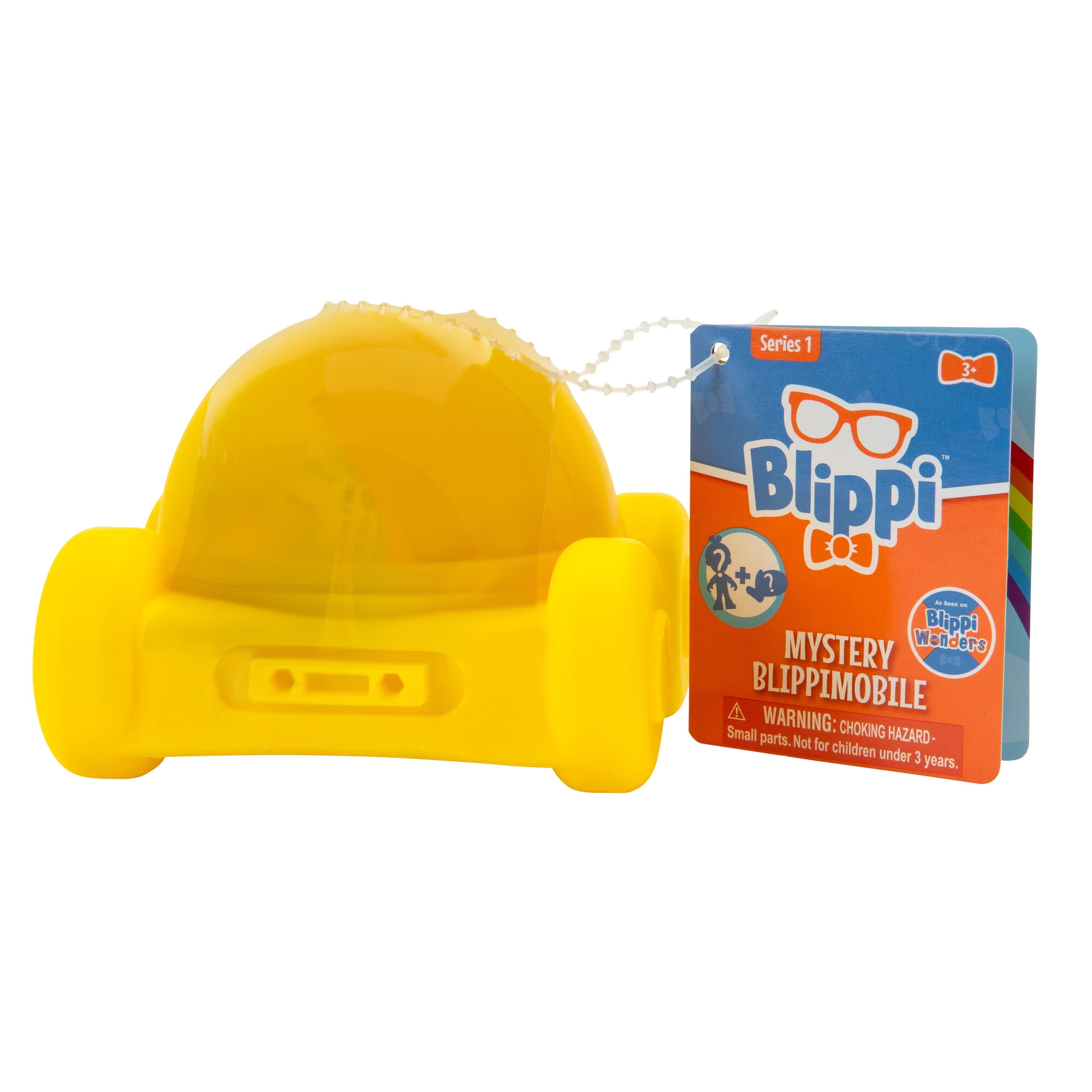 Mystery 3 inch BlippiMobiles Collectible - Includes 1 BlippiMobile, 1 Exclusive Blippi Figure, 1 BlippiMobile Accessory