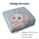 thumbnail image 3 of Cobija Cobertor Para Bebe De Tela Cálida, Ligera Suave, 3 of 3